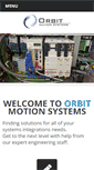 Mobile Screenshot of orbitmotionsystems.com